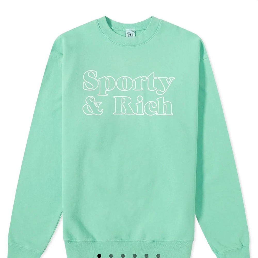 Sporty & Rich Mint Green Sweatshirt